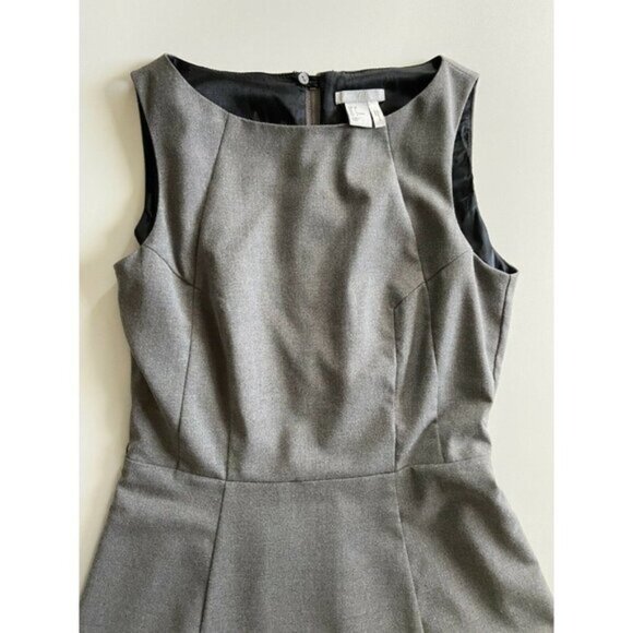 Womens Grey Sleeveless ALine Dress Size US 6 - Picture 3 of 8